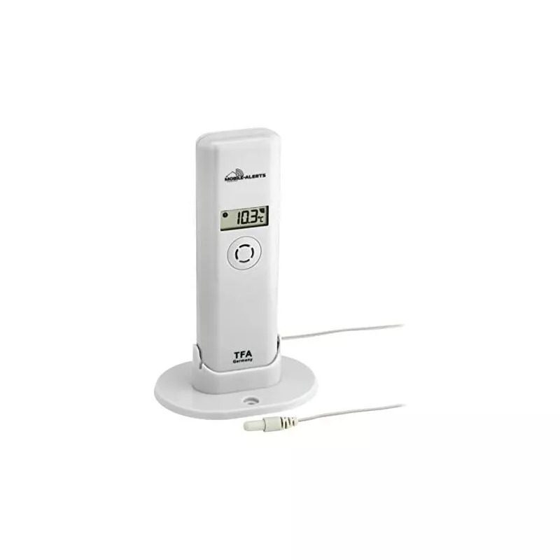 TFA Dostmann Weatherhub - Transmisor de Agua con Sensor de Cable Impermeable