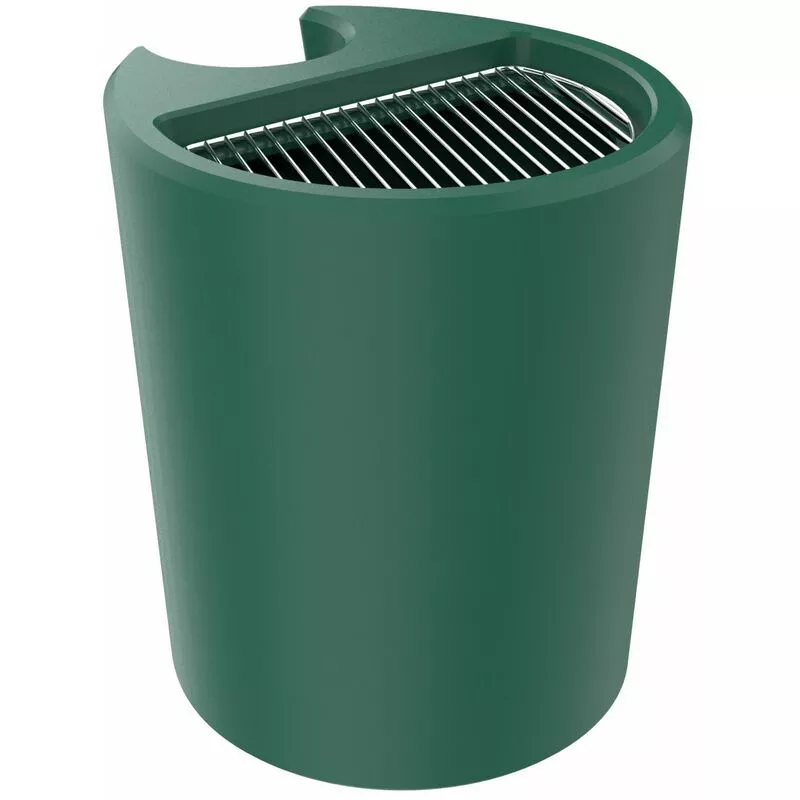 TULIP cubo verde oscuro cm 21x13x18 ARKEMA DESIGN - prodotto made in Italy CV-D200/6016 - Verde oscuro barato