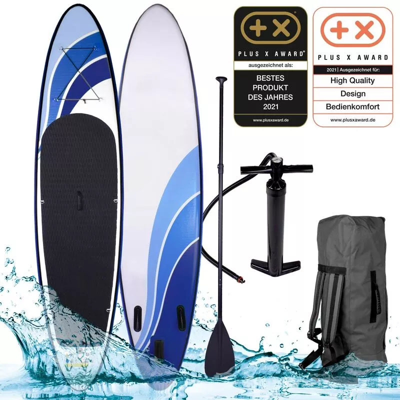 Tabla Paddle Surf inflable GLIDER 320x76x15 cm + remo telescópico + mochila + bomba + kit de reparación
