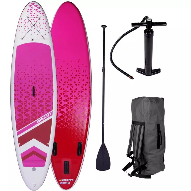 Tabla Paddle Surf inflable LADY 300x76x15 cm capacidad 110kg+remo telescópico+mochila+bomba+kit de reparación