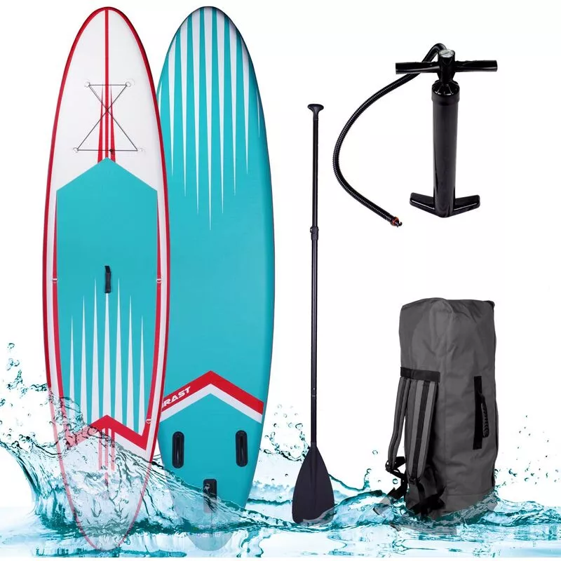 Tabla Paddle Surf inflable PRO turquesa 320x76x15 cm