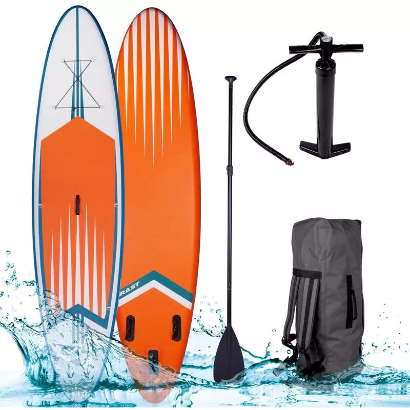 Tabla Paddle Surf inflable naranja 320x76x15cm