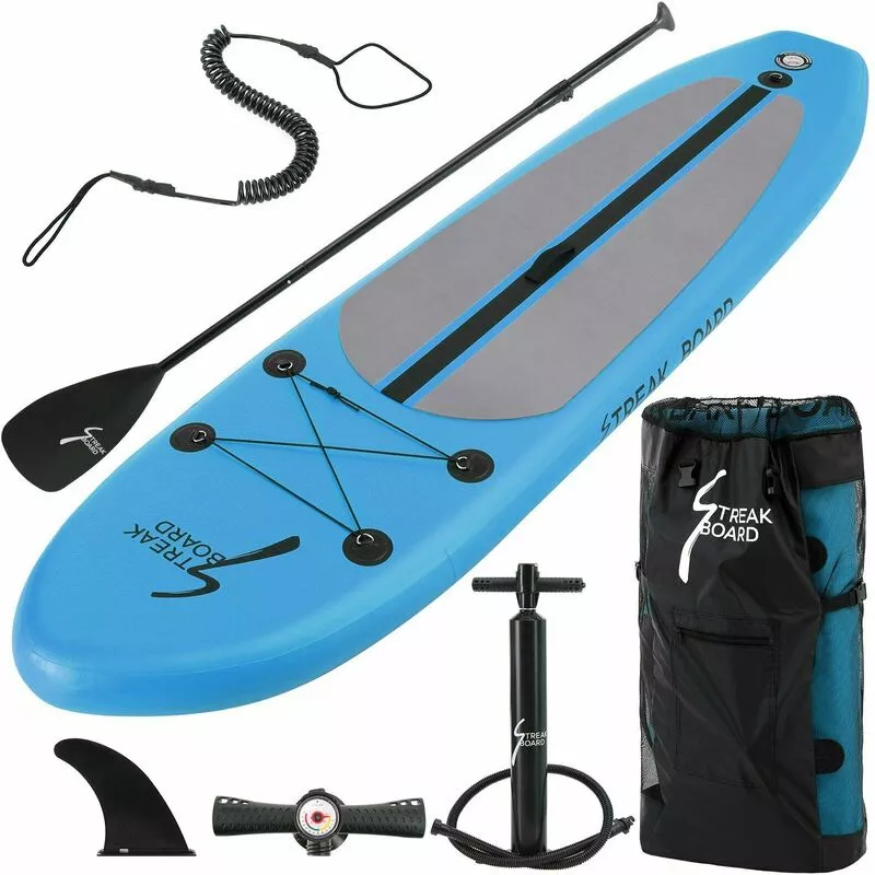 Tabla de SUP Juego de Tabla Inflable de 10’’ con Paleta Ajustable Liviana