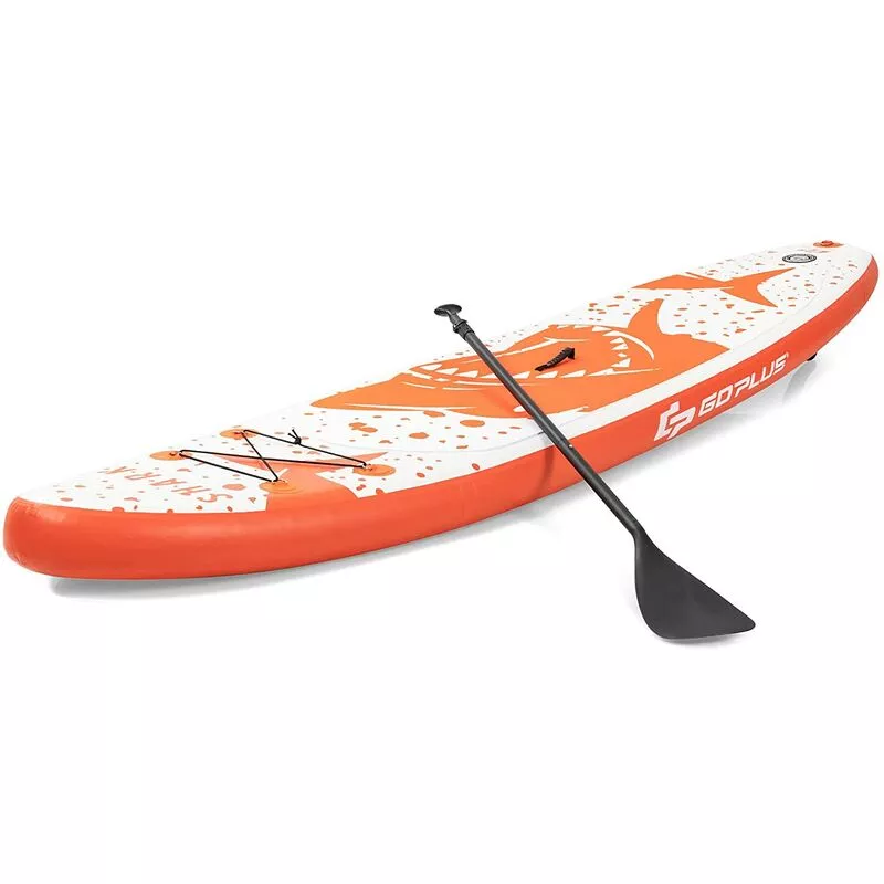 Tabla de Surf Hinchable Tabla de Remo Surf Stand Up Paddle Board 335x76x15cm Naranja y blanco barato