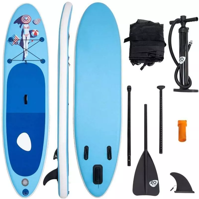 Tabla de Surf Hinchable Tabla de Remo con Soporte Incluye Mochila