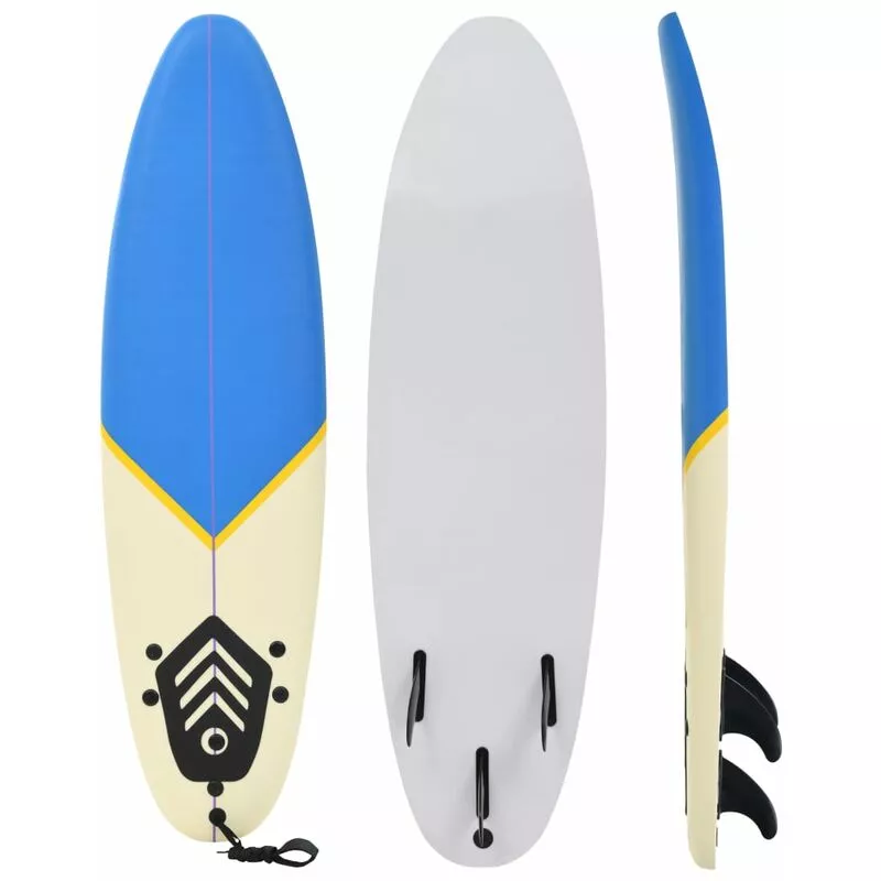 Tabla de surf 170 cm azul y crema - Multicolor - Vidaxl barato