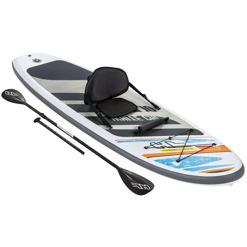 Tabla paddle surf con remo y asiento white cap 305x84x12 cm barato