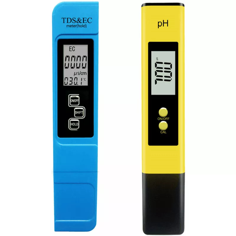 Tancyco - Acidómetro de ph Detector de calidad del agua Valor de ph Test Prod ec&tds Conductividad Pluma de prueba de calidad del agua (azul y barato