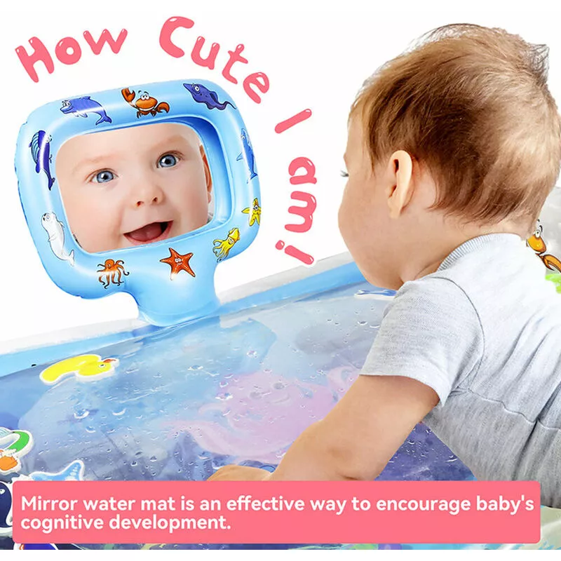 Tancyco - Colchoneta de agua Tummy Time para bebé
