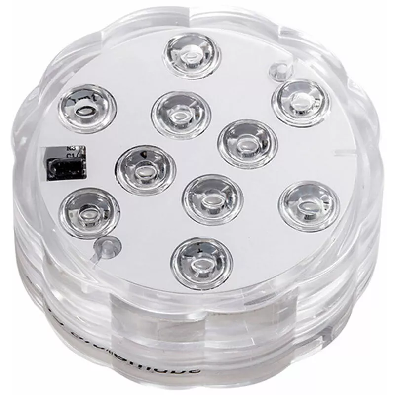 Tancyco - Luces led de buceo con celda remota rf Operada IP68 Luz subacuática impermeable 10LED 16 Luces de estanque que cambian de color para fuente barato