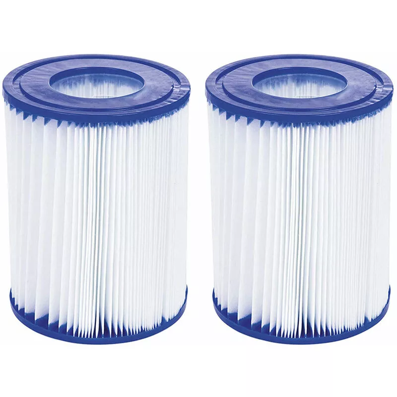 Tancyco - Paquete de 2 cartuchos de filtro de piscina para bombas de filtro de piscina de filtro de cartucho Intex tipo a