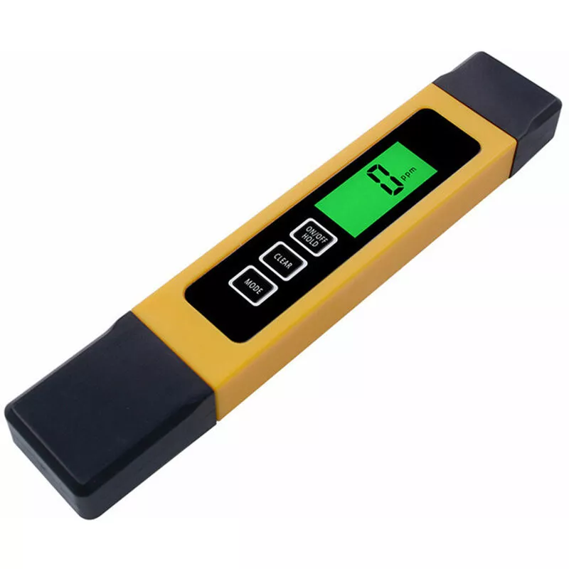 Tancyco - Probador digital de calidad del agua Medidor de ec de agua para agua potable Agua del grifo (Amarillo) barato