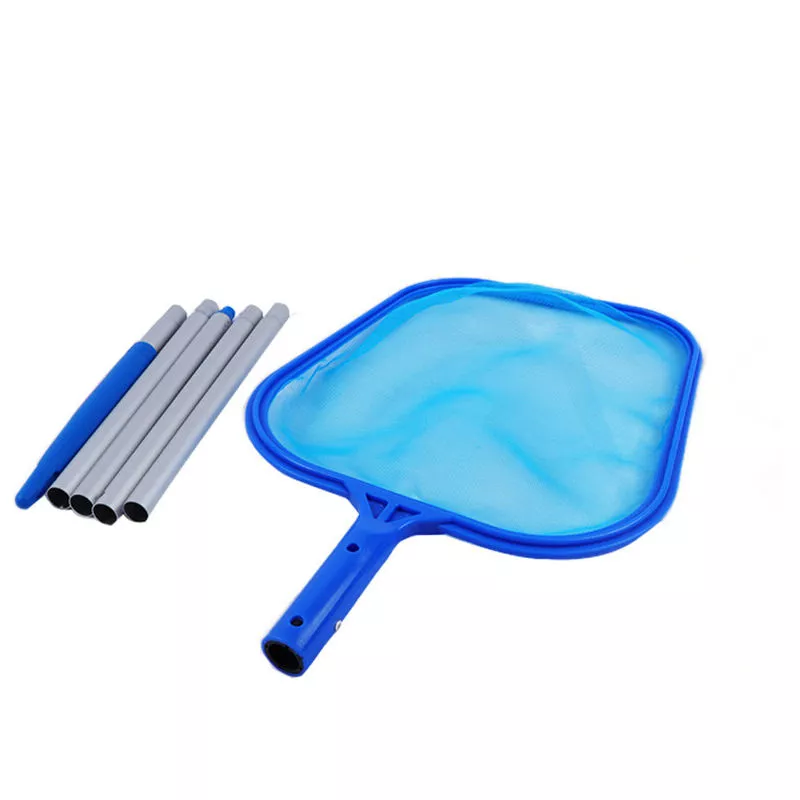 Tancyco - Red de rastrillo para skimmer de hojas con 5 postes de aluminio de conexión profesional de malla fina para piscina Skimmer Bag Catcher barato