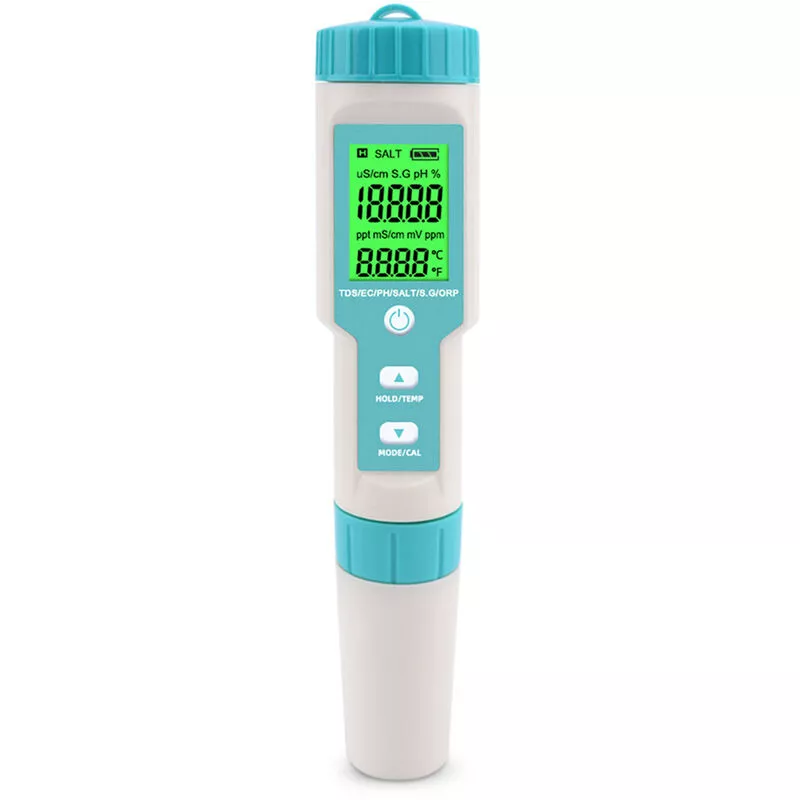 Tancyco - en 1 PH/TDS/EC/ORP/SG/Salinity/Temperature Multi-Parameter Pocket Water Quality Tester con electrodo reemplazable C-600 ph Meter para barato