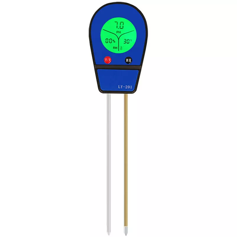 Tancyco - en 1 Pantalla digital lcd Probador de ph del suelo Humedad del suelo / Temperatura / Probadores de ph Jardín Plantación Detector de suelo barato