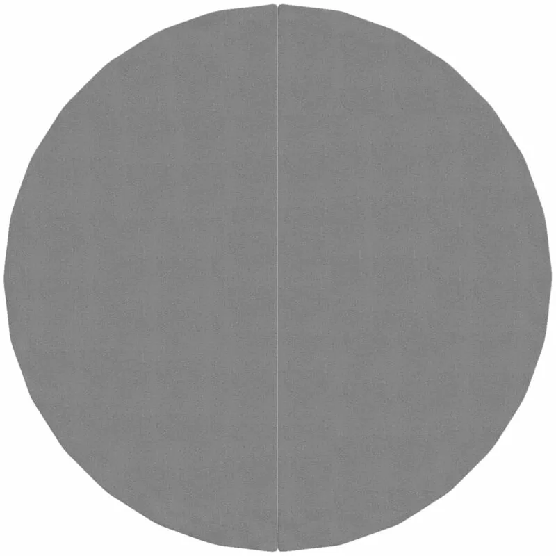 Tapiz de suelo piscina geotextil de poliéster gris claro Ø244cm Vidaxl Gris barato