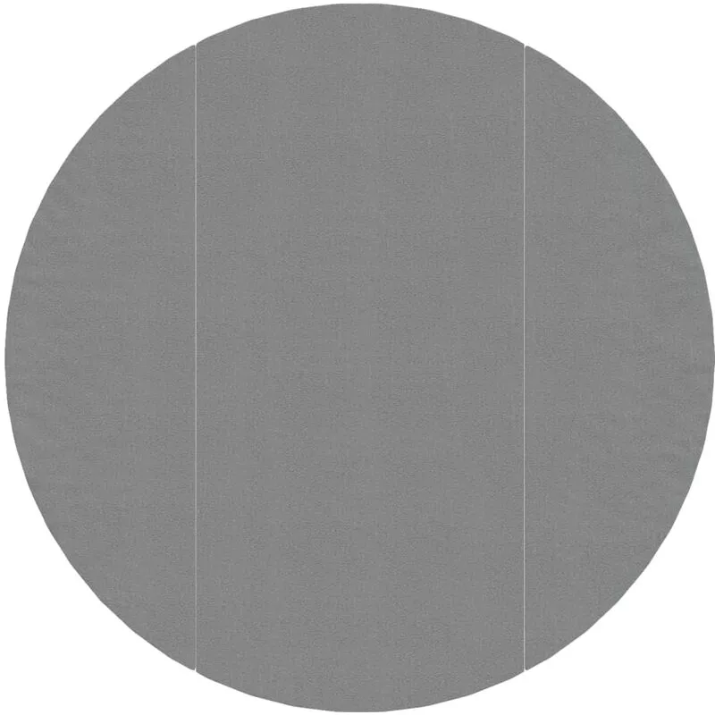 Tapiz de suelo piscina geotextil de poliéster gris claro Ø366cm Vidaxl Gris barato