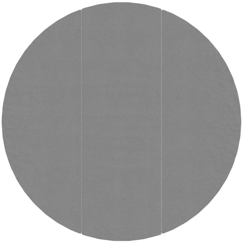 Tapiz de suelo piscina geotextil de poliéster gris claro Ø396cm Vidaxl Gris barato
