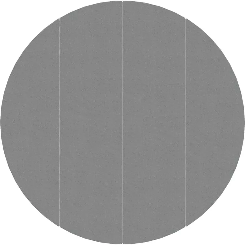 Tapiz de suelo piscina geotextil de poliéster gris claro Ø428cm Vidaxl Gris barato