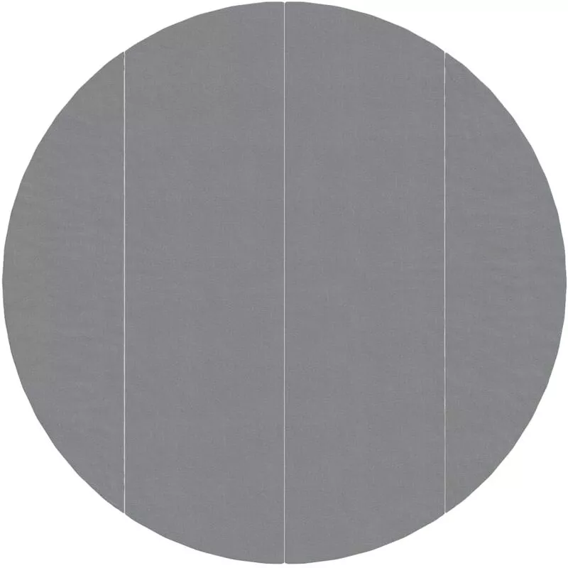 Tapiz de suelo piscina geotextil de poliéster gris claro Ø458cm Vidaxl Gris barato