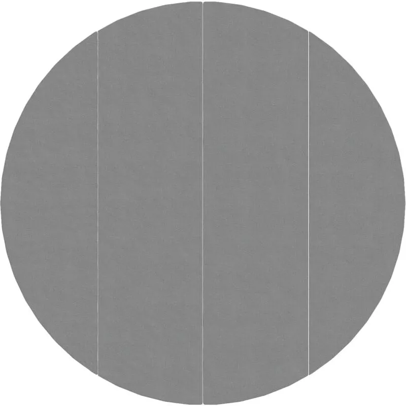 Tapiz de suelo piscina geotextil de poliéster gris claro Ø500cm Vidaxl Gris barato