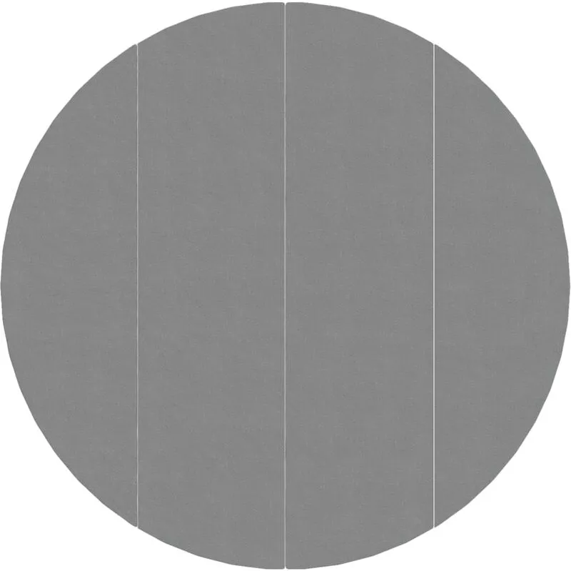 Tapiz de suelo piscina geotextil de poliéster gris claro Ø500cm Vidaxl Gris barato