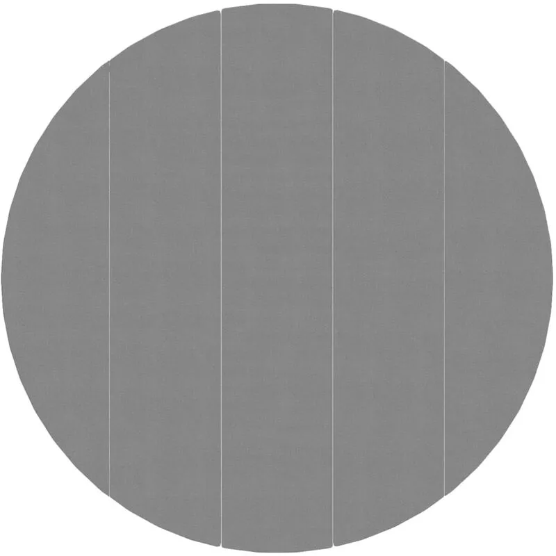Tapiz de suelo piscina geotextil de poliéster gris claro Ø550cm Vidaxl Gris barato