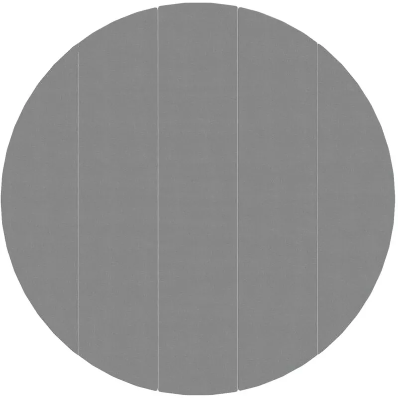 Tapiz de suelo piscina geotextil de poliéster gris claro Ø550cm Vidaxl Gris barato