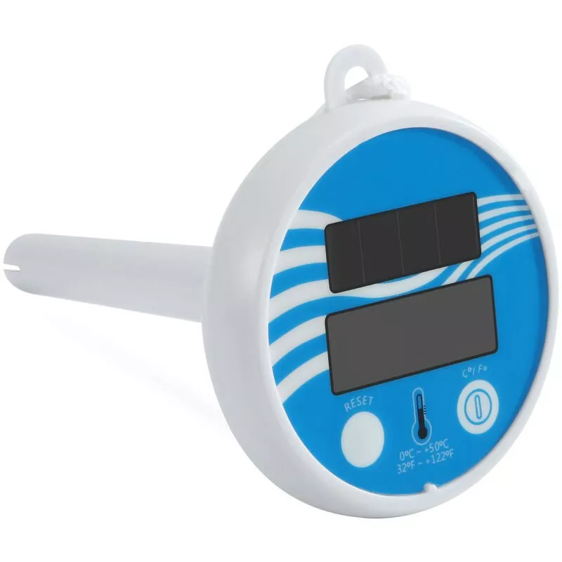 Temperatura Solar Powered piscina Termometro digital flotante libre Spa Termometro del termometro del agua caliente de la banera del estanque de barato