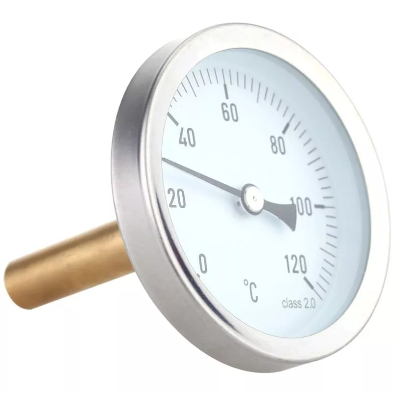 Termometro de esfera horizontal de 63 mm