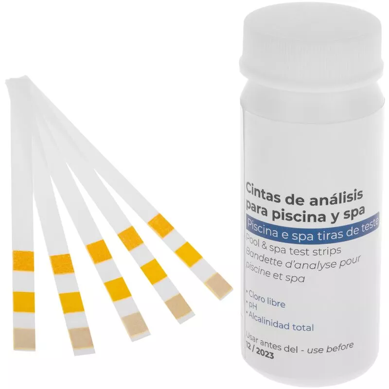 Tiras reactivas para el análisis del agua de las piscina y spa - Prixprime barato
