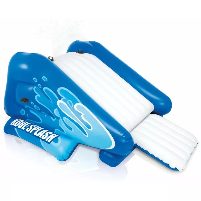 Tobogán de agua inflable Kool Splash azul - Azul - Intex barato
