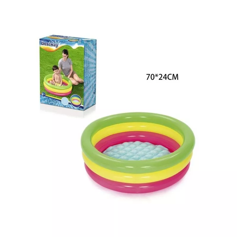 Tonda Summer Pool Pool Pool para niños con 3 anillos 70x24cm 51128 barato