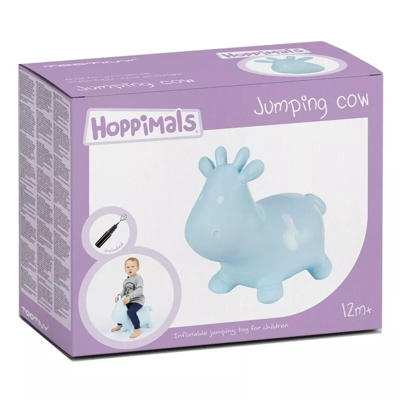Tootiny vaca que salta animal que salta para niños a partir de 12 meses - con caja - Hoppimals barato