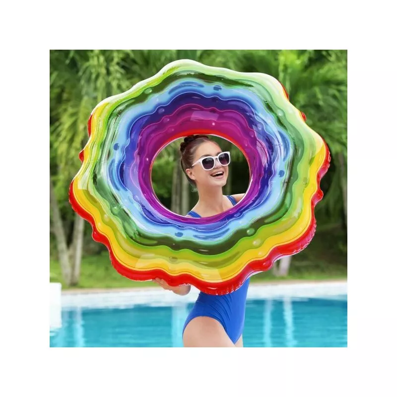 Trade Shop Traesio - Bestway Chaqueta salvavidas Donut Donut Rainbow Rainbow Natadi barato