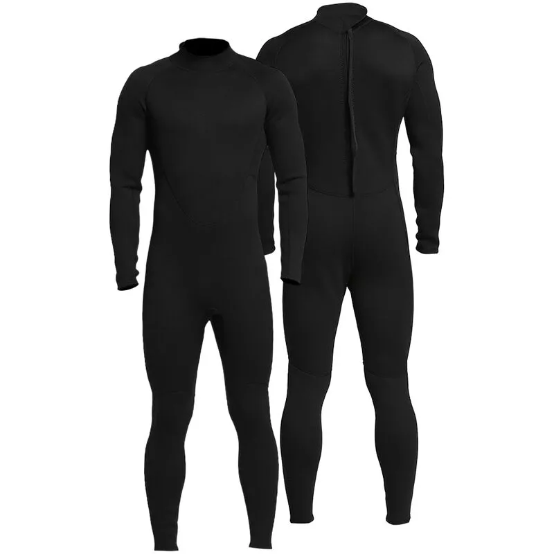 Traje De Neopreno De Cuerpo Completo Con Cremallera Trasera De 2 Mm Para Hombre, Traje De Esnorquel, Buceo, Surf, Natacion, Mono,Hombres M En Oferta Traje De Neopreno De Cuerpo Completo Con Cremallera Trasera De 2 Mm Para Hombre