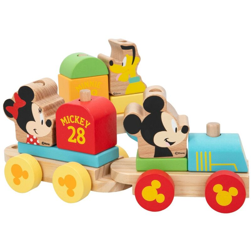 Tren De Madera Mickey Y Minnie Disney - Woomax Barato