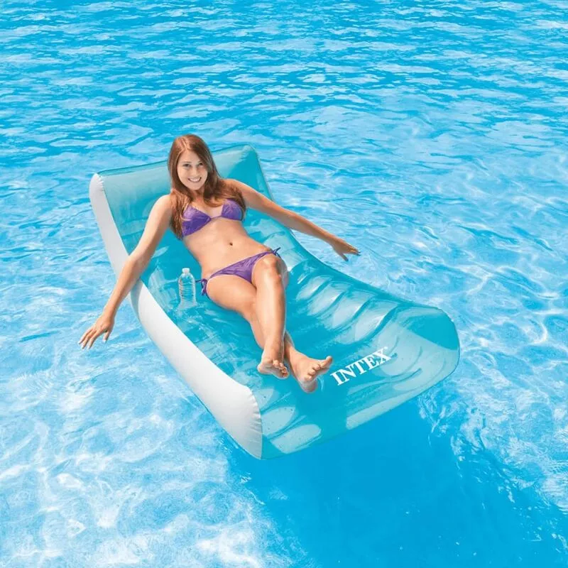 Tumbona hinchable para piscina 58856EU - Multicolor - Intex barato