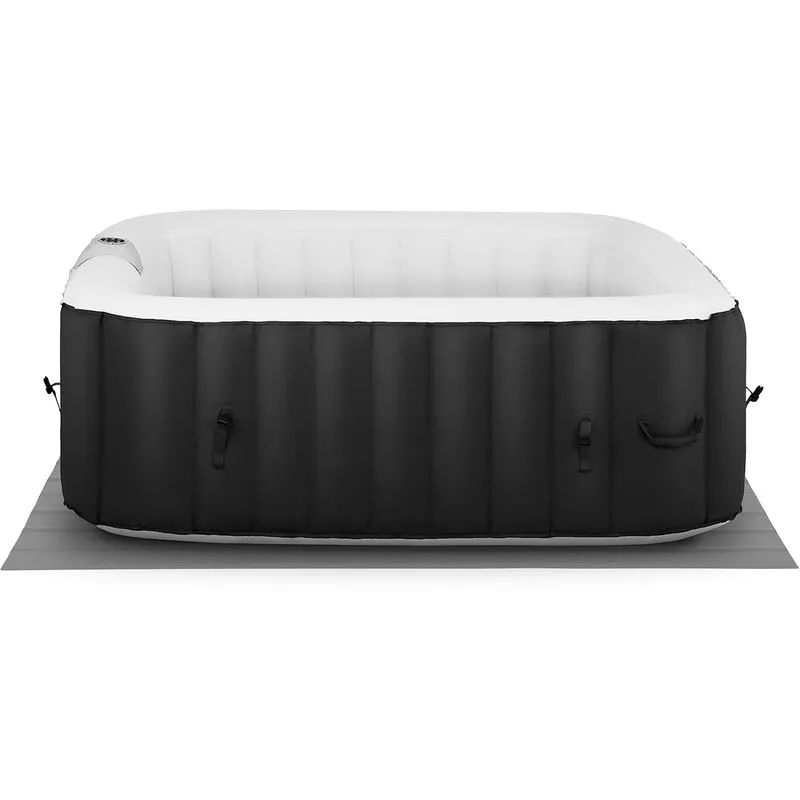 Uniprodo - Spa Hinchable Para Hidromasaje Bañera 600 L 4 Personas 100 Boquillas Aire 1800 W - Negro, Blanco En Oferta Uniprodo - Spa Hinchable Para Hidromasaje Bañera 600 L 4 Personas 100 Boquillas Aire 1800 W - Negro