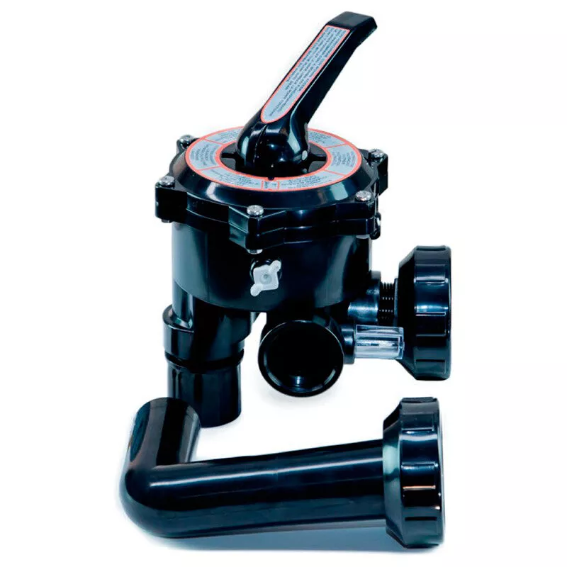 Válvula selectora 6 vías lateral qp con enlaces a filtro. barato