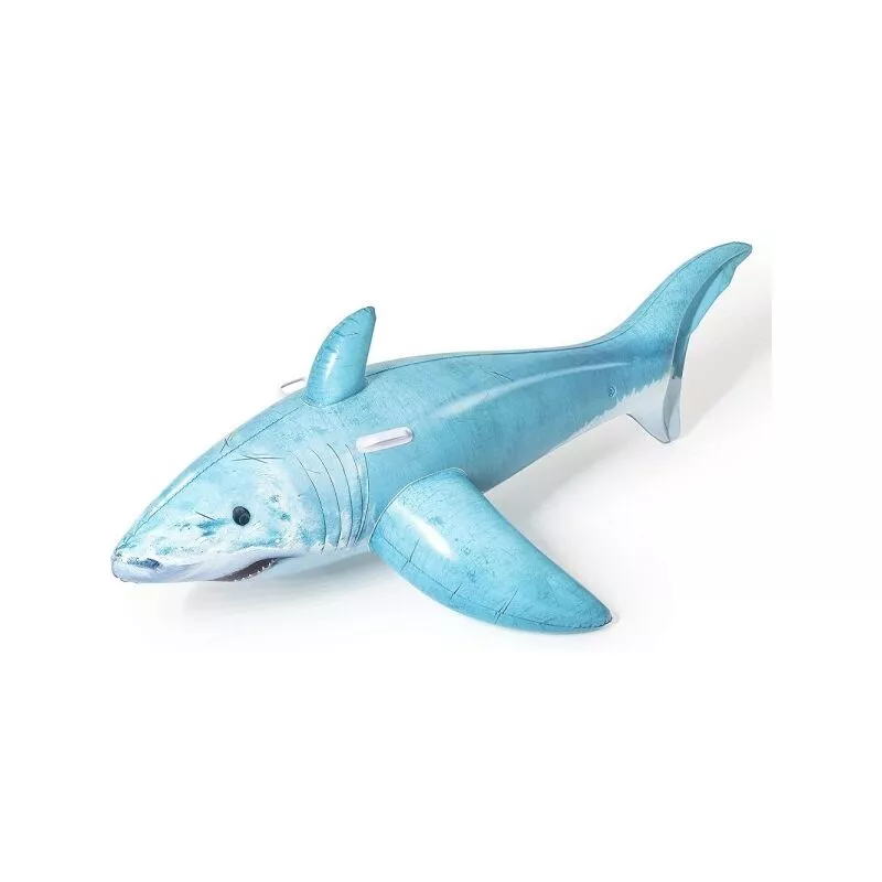 Viaje inflable en forma de tiburón 3D con manijas de 183x102cm 41405 barato