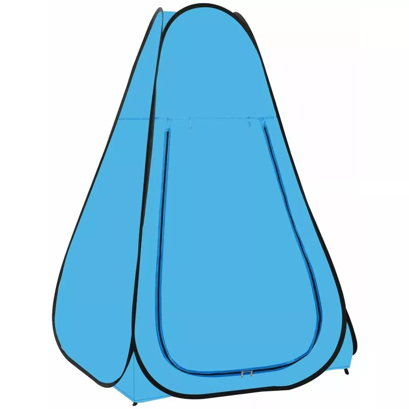 Vidaxl - Carpa de ducha emergente azul barato
