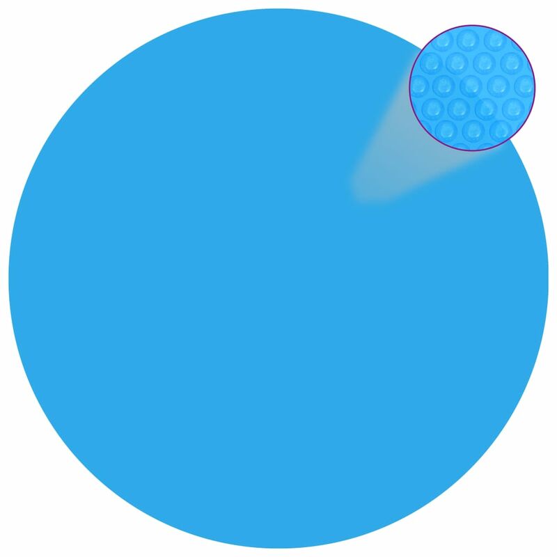 Vidaxl - Cubierta Solar Piscina Pe Flotante Redonda 455 Cm Azul - Azul Barato