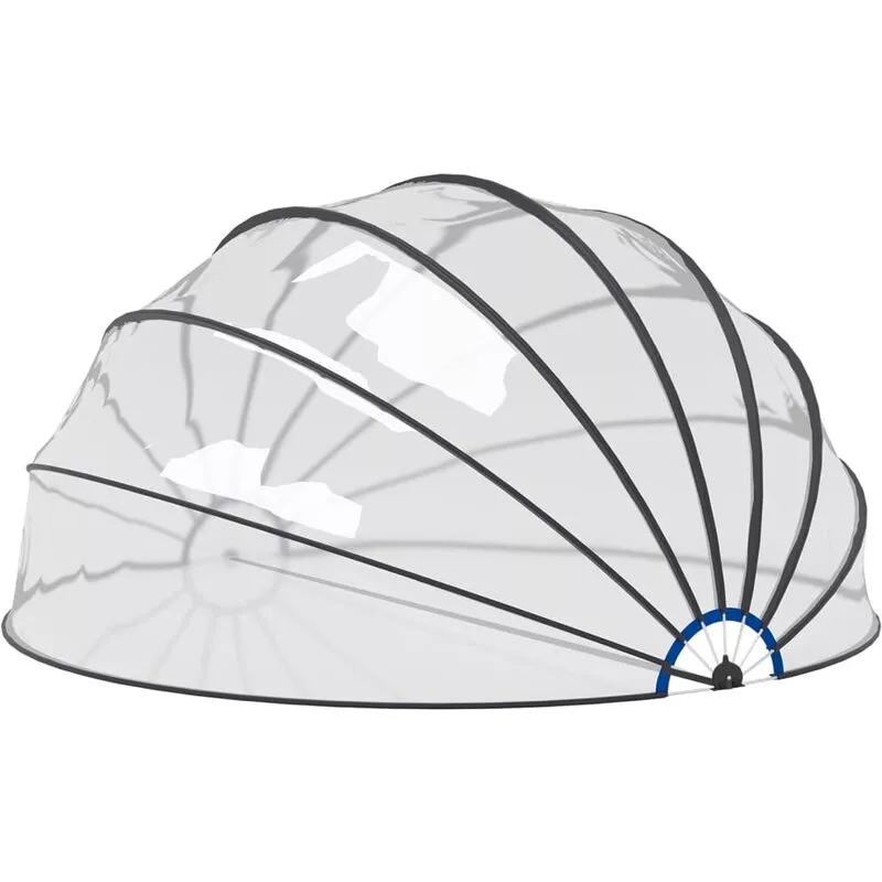 Vidaxl - Cubierta capota de piscina 559x275 cm Transparente barato