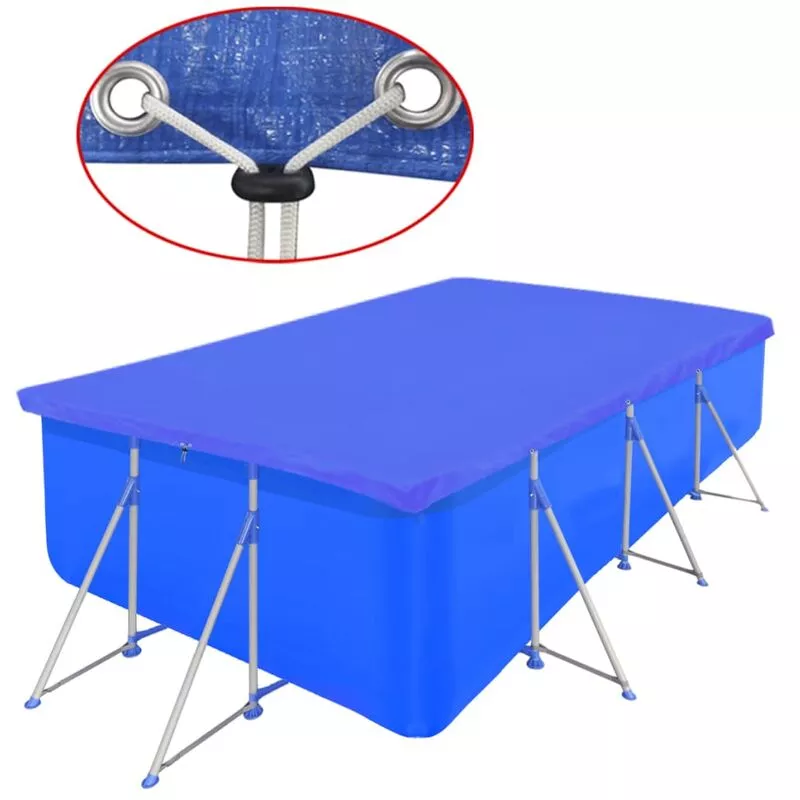 Vidaxl - Cubierta De Piscina Rectangular Pe 90 G/M ² 394X207 Cm - Azul En Oferta Vidaxl - Cubierta De Piscina Rectangular Pe 90 G/M ² 394X207 Cm - Azul Barato