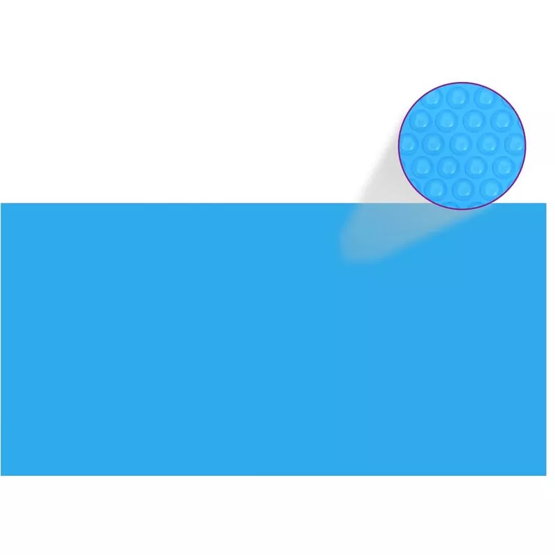 Vidaxl - Cubierta de piscina PE azul 488x244 cm - Azul barato