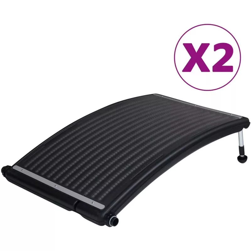 Vidaxl - Paneles calefactores solares de piscina curvada 2 uds 110x65cm barato