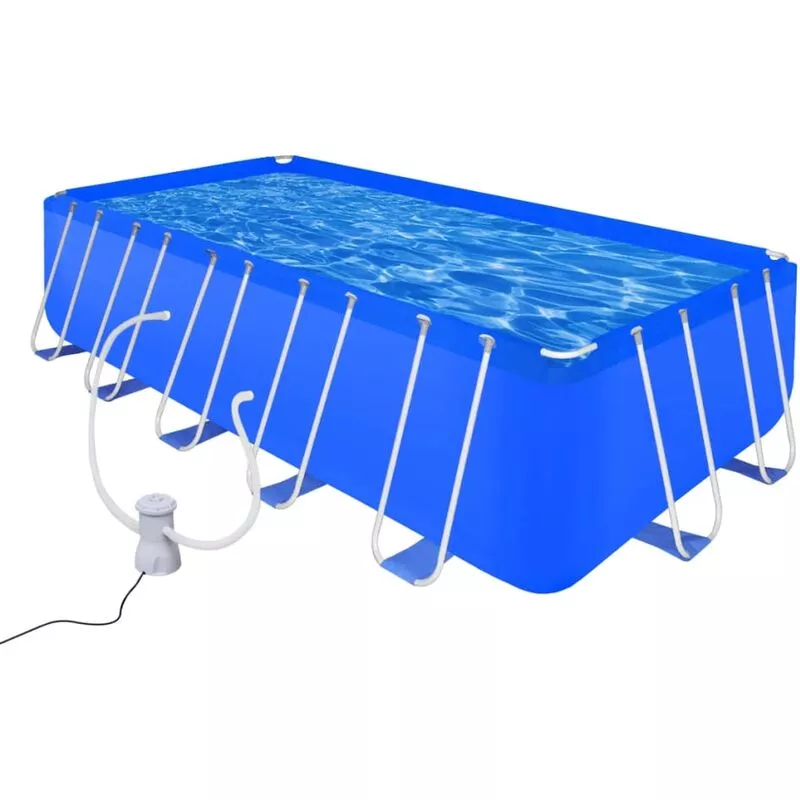 Vidaxl - Piscina Desmontable Acero Bañera Jacuzzi 540x207x122 cm Redonda con Bomba barato
