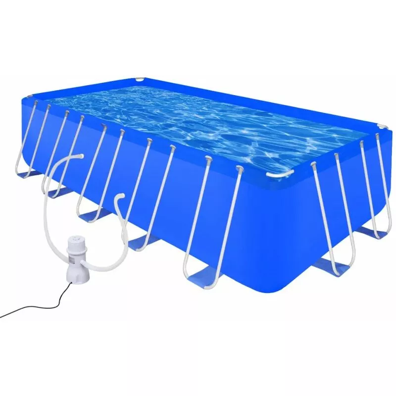 Vidaxl - Piscina Desmontable Acero Bañera Jacuzzi 540x207x122 cm Redonda con Bomba barato