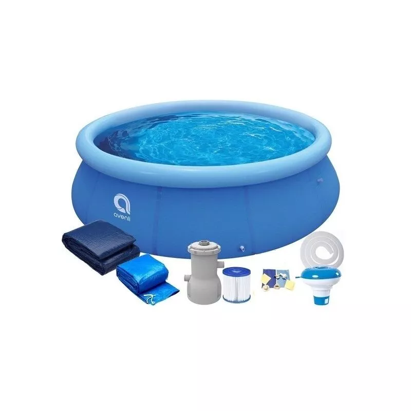 Viking Choice - Piscina hinchable Avenli Fast Set 366 x 76 cm - set con bomba y tapa barato